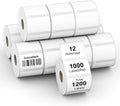 12 Rolls Compatible Direct Thermal Labels Replacement for DYMO 30334