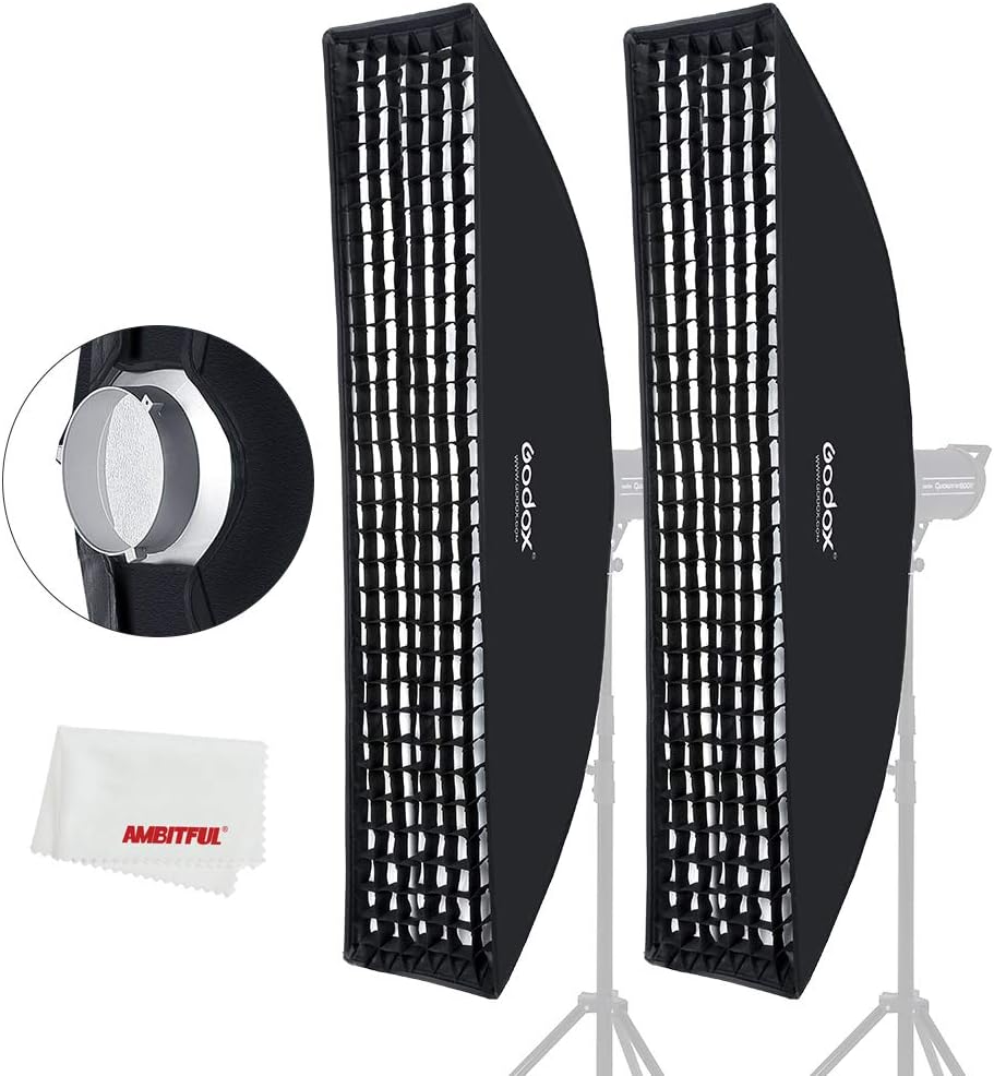 Godox 35x160cm Beehive Honeycomb Grid Softbox for Studio Flash