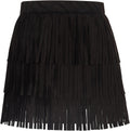 Noomelfish Girls Suede Fringe Skirt for Stylish Playtime Fun