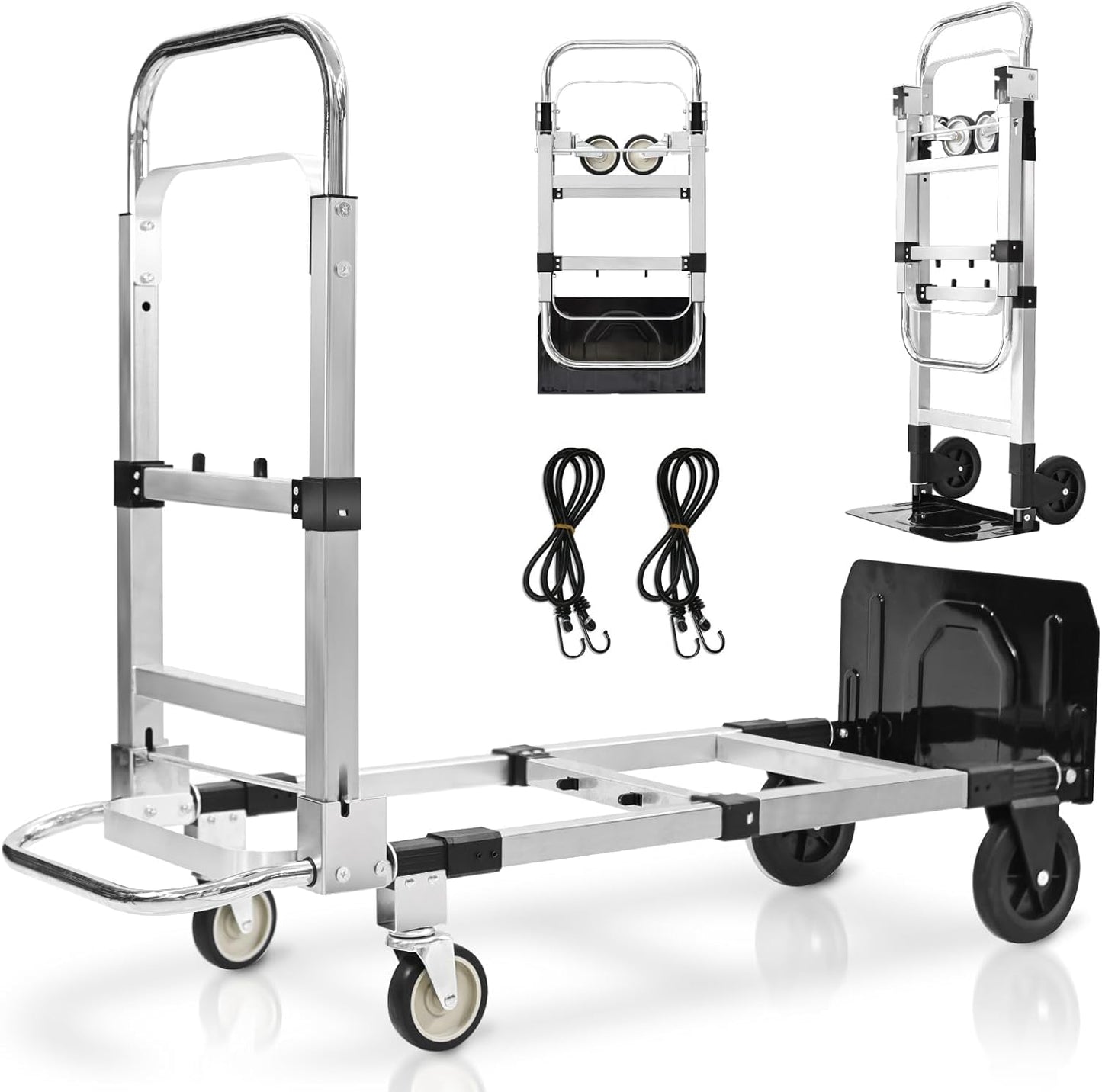 600-Pound Heavy-Duty Folding Hand Truck for Home Moving