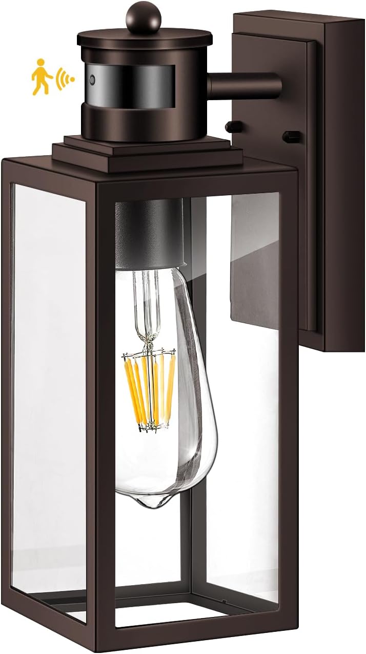 VIANIS Motion Sensor Outdoor Wall Lights for Modern Homes
