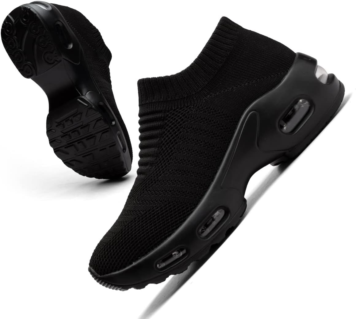 Mesh Sneakers for Women - Lightweight Non Slip Sock Shoes