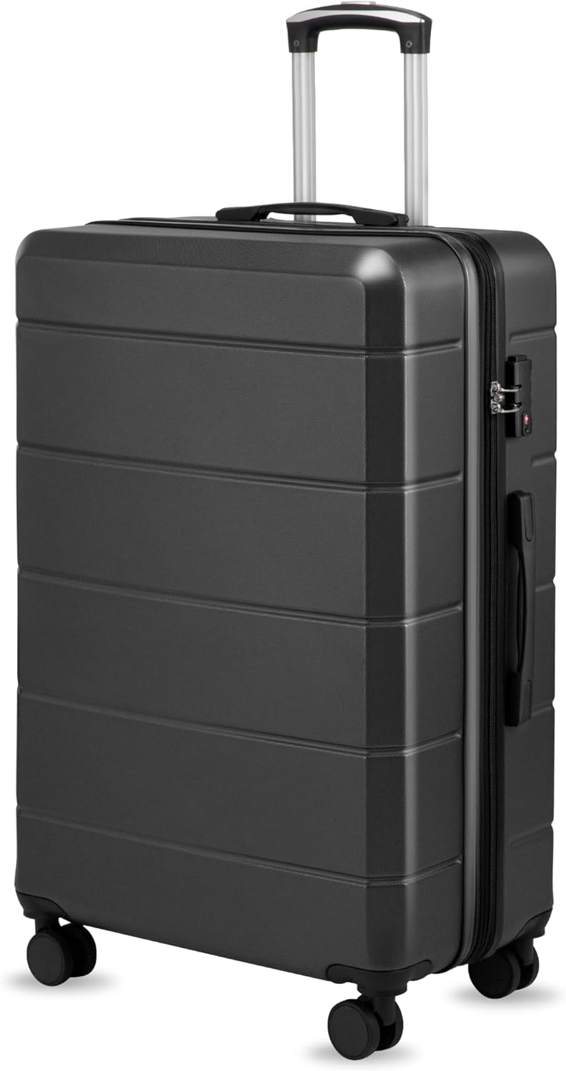 28 Inch Expandable Hardside Luggage with Wheels for Travel