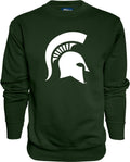 Blue 84 Men's Crewneck Sweatshirt Team Color Icon - Michigan State