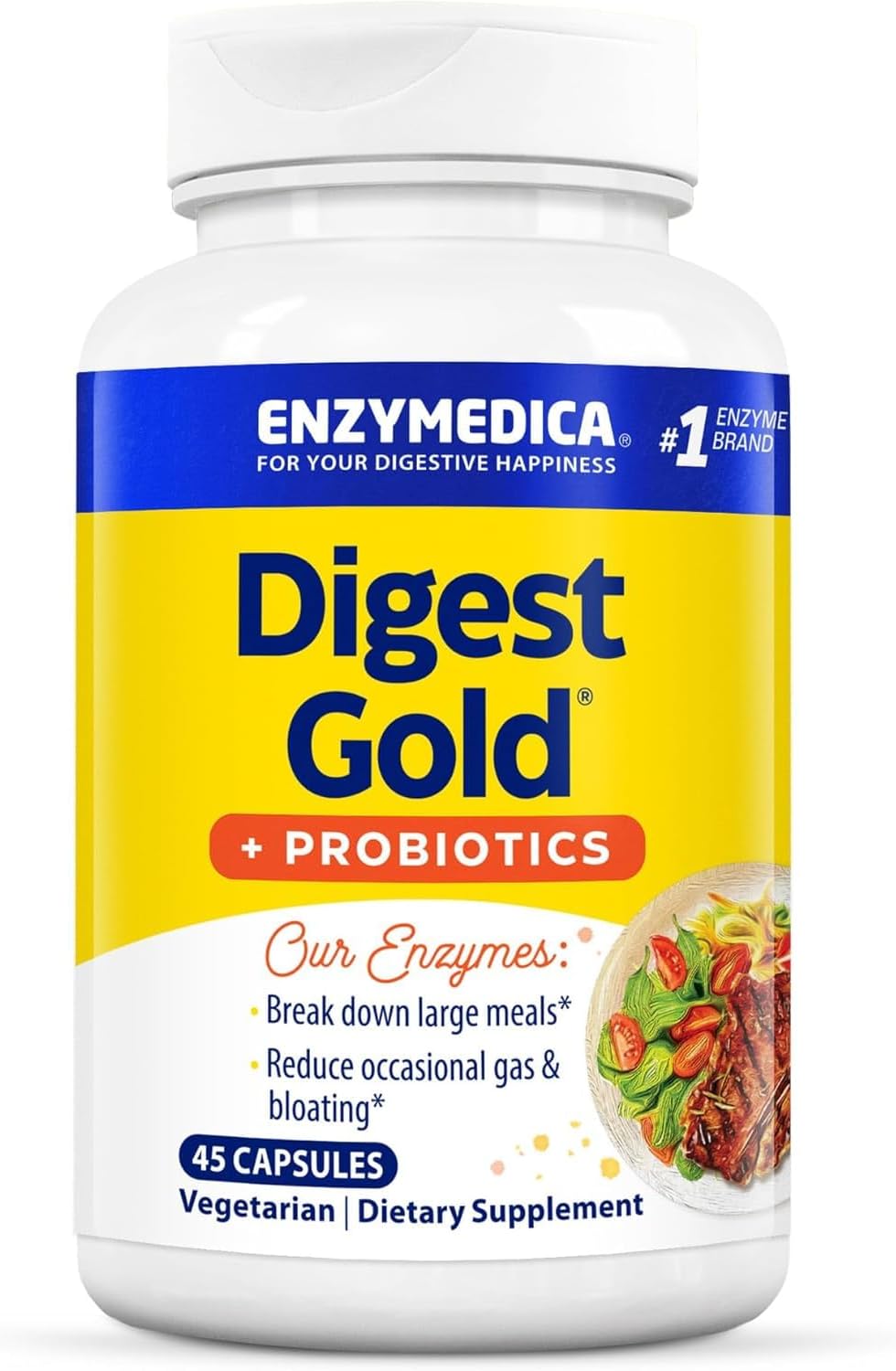 Enzymedica Digest Gold Probiotics for Gut Health and Digestion
