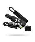 Rolling Square inCharge X (3X Pack) Multi Charging Cable - Portable