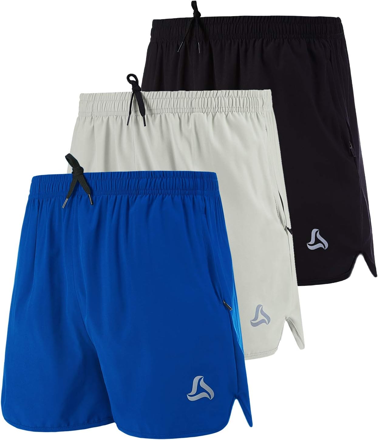 SILKWORLD Men's Running Stretch Quick Dry Shorts for Active Life