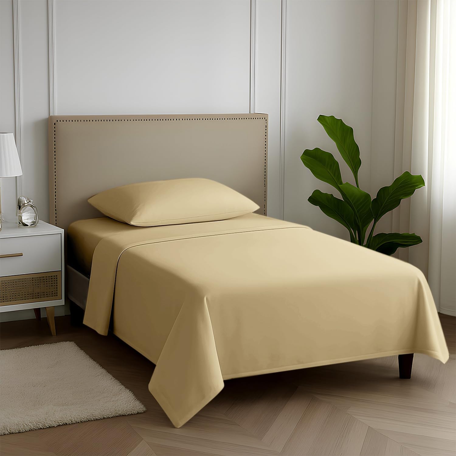 Luxurious 600 Thread Count Egyptian Cotton Twin XL Sheets Set