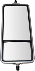 TRQ West Coast Mirror 16 x 7 in Stainless Steel Bubble Back Convex LH