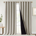 Full Shading Blackout Curtains 70in x 95in - Heavy Duty Privacy