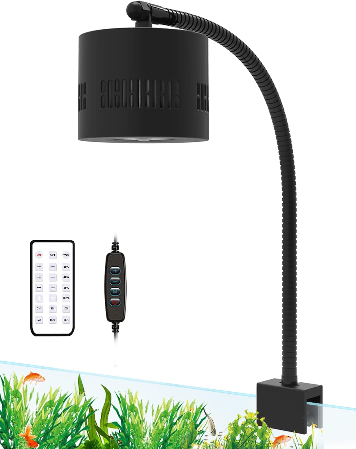 Lominie Aquarium LED Light for 10 Gallon Fish Tank