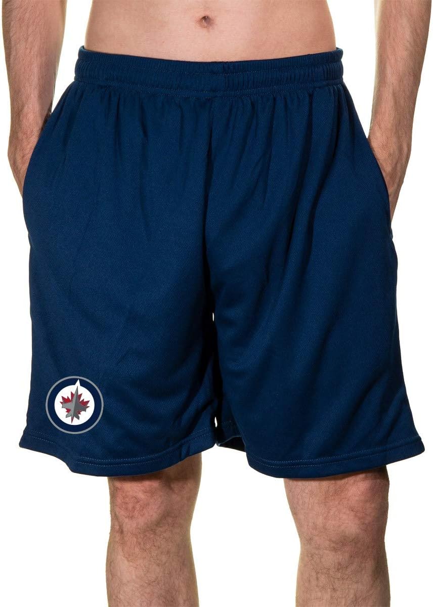 Calhoun NHL Men's Team Logo Air Mesh Shorts for Comfort