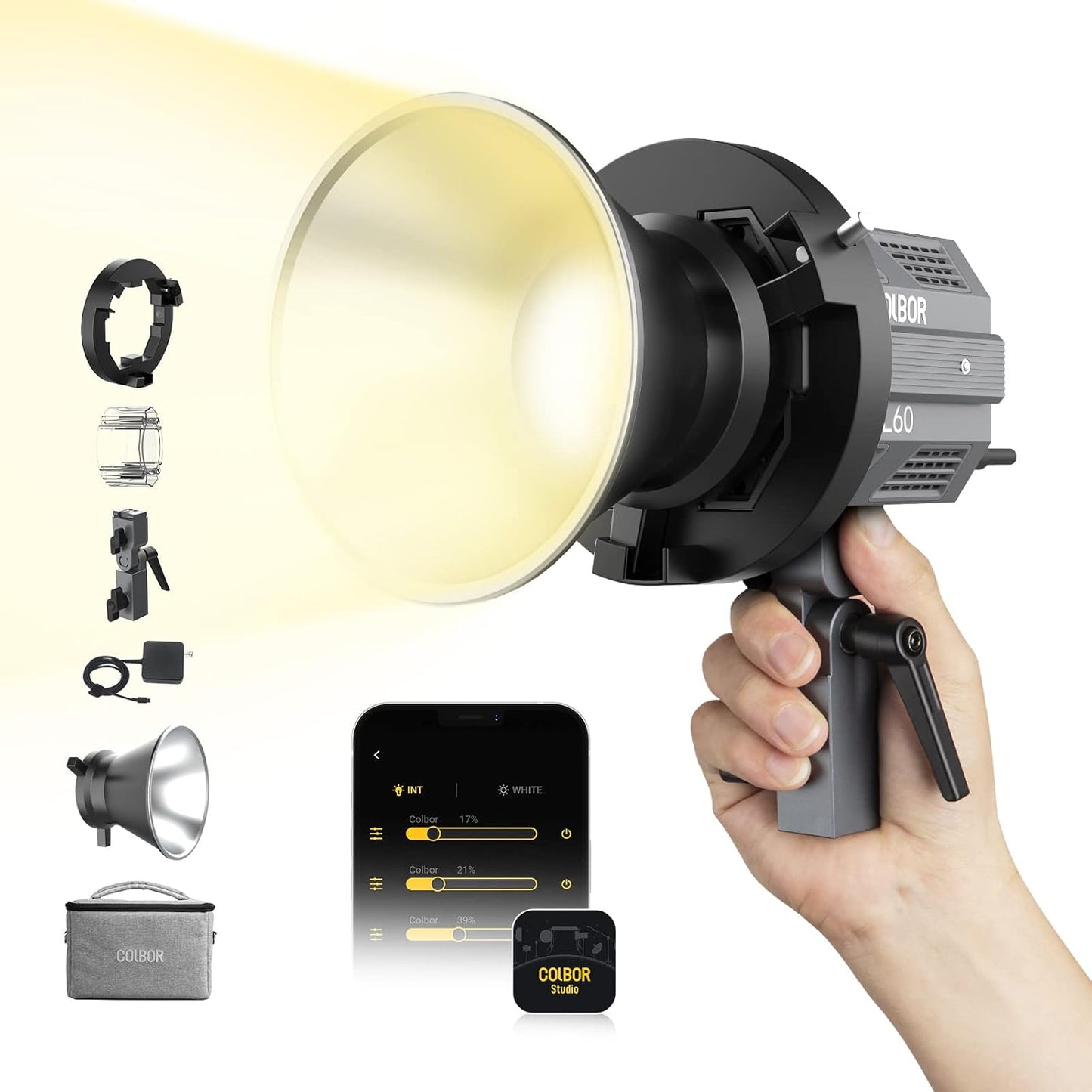 Colbor CL60 Video Light for Filming and Live Streaming Needs