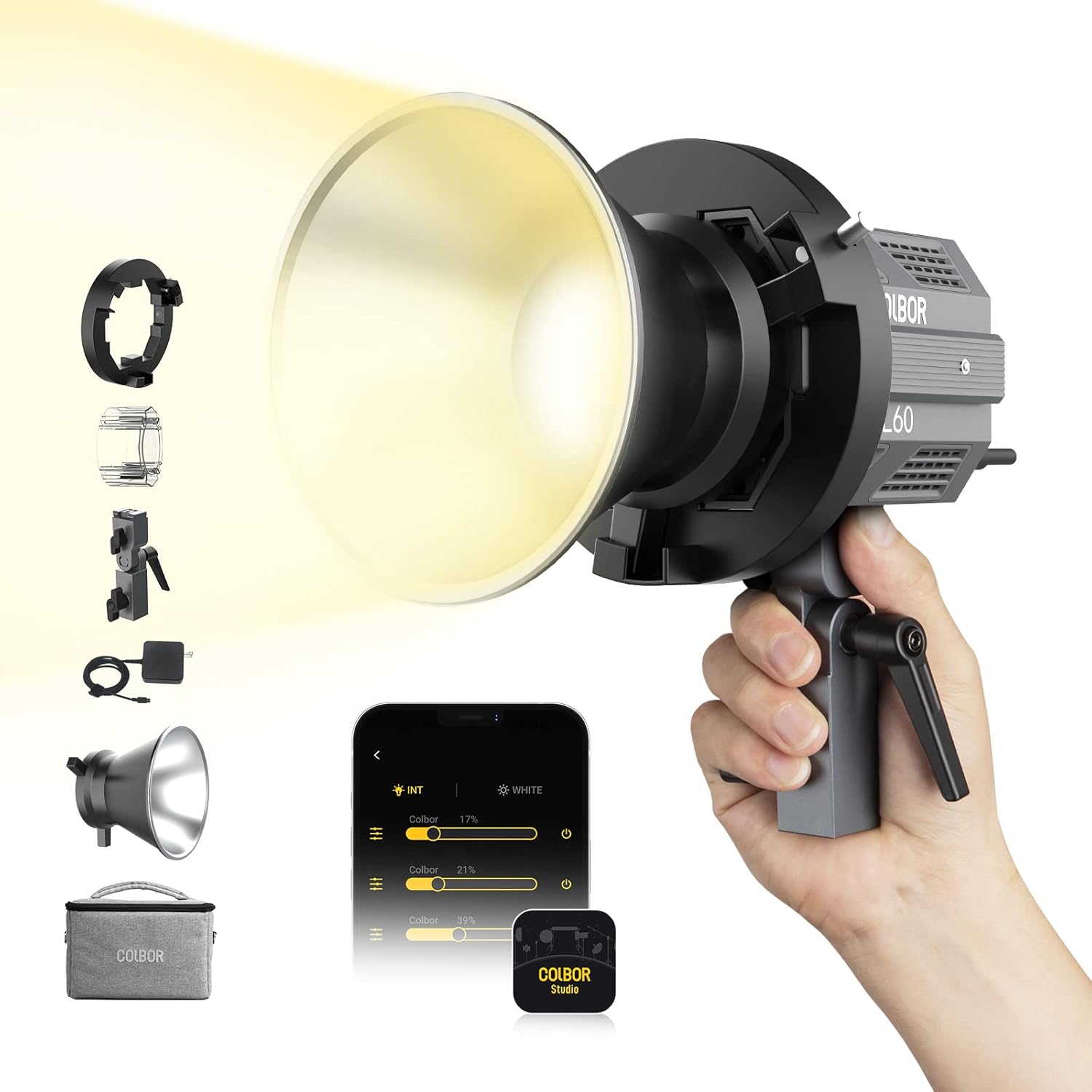 Colbor CL60 Video Light for Filming and Live Streaming Needs
