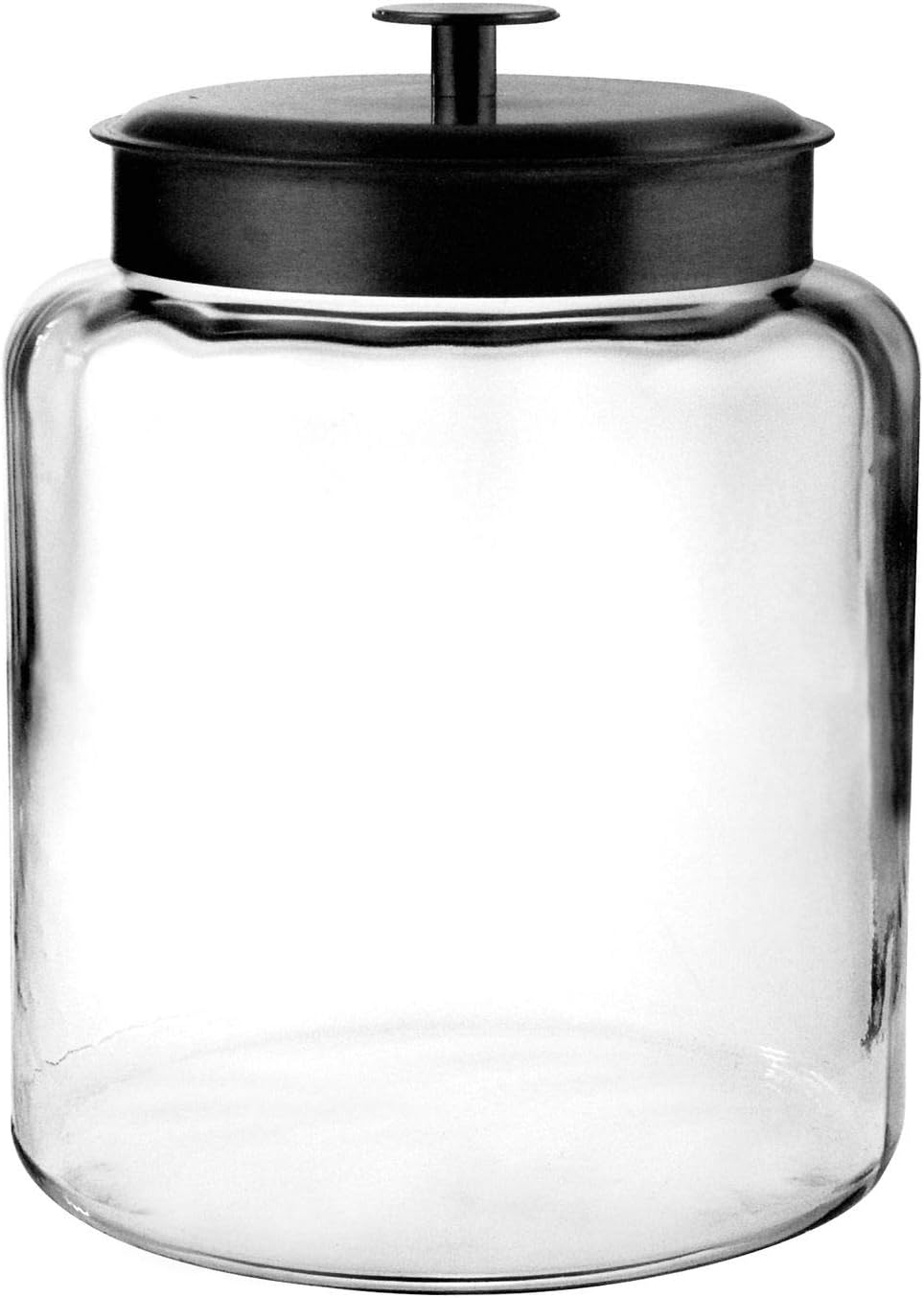 2 Gallon Glass Jar with Lid for Food Storage and Display