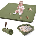 Foam Play Mat for Baby: 2-in-1 Foldable Floor Mat & Ball Pit