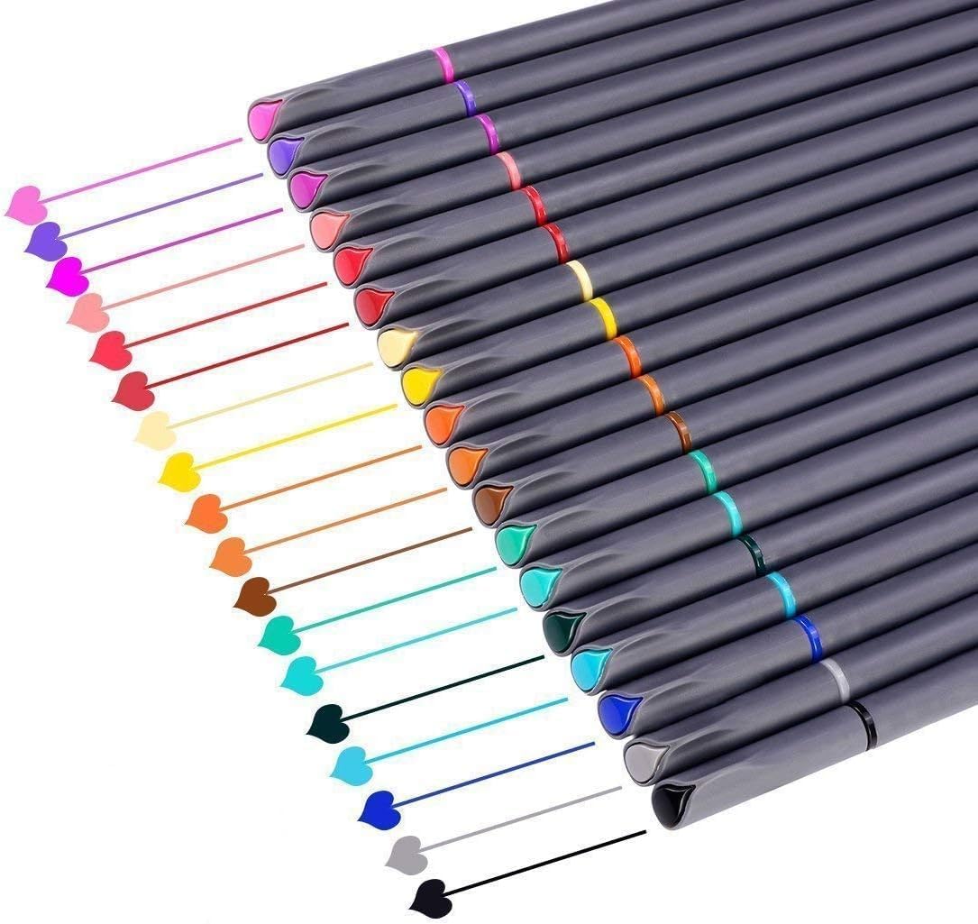 iBayam Fine Point Journal Planner Pens - 18 Colors