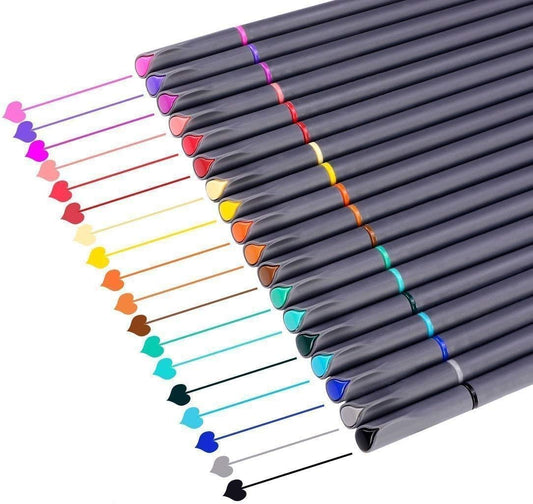 iBayam Fine Point Journal Planner Pens - 18 Colors