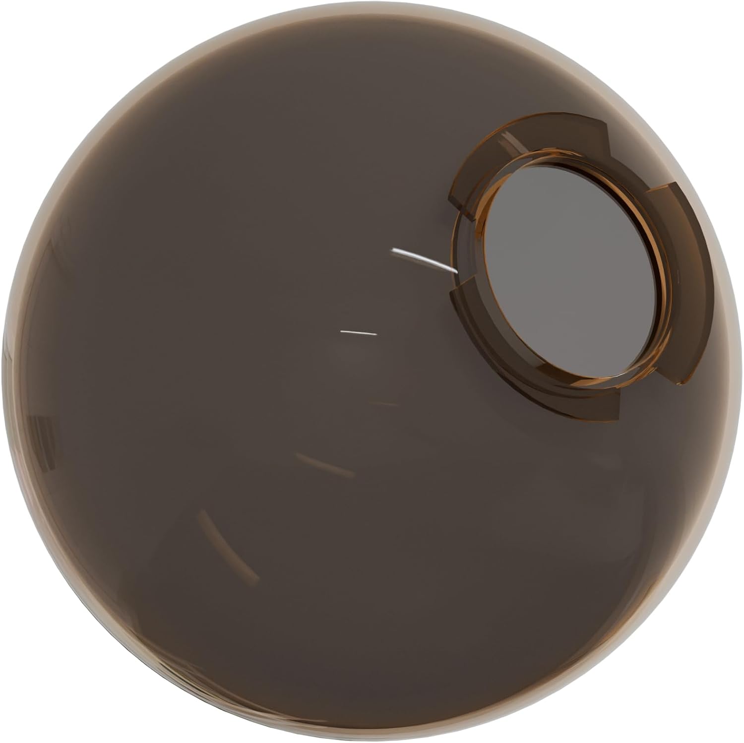 KastLite 12in Bronze Acrylic Lamp Post Globe for Unique Fixtures