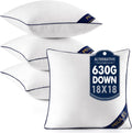 18x18 Pillow Inserts Set of 4 - Fluffy Down Alternative Inserts