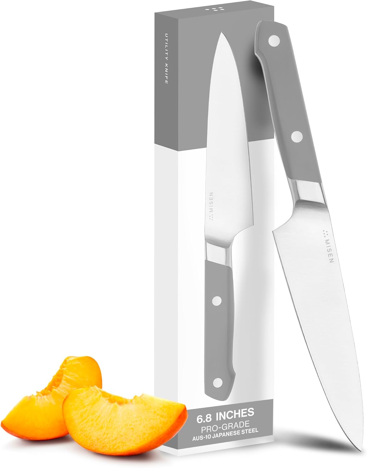 Misen 6.8 Chef Knife for Ultimate Cutting Performance in Gray