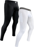 Real Men ABCD Pouch Compression Pants - Warm, Supportive Base Layer go