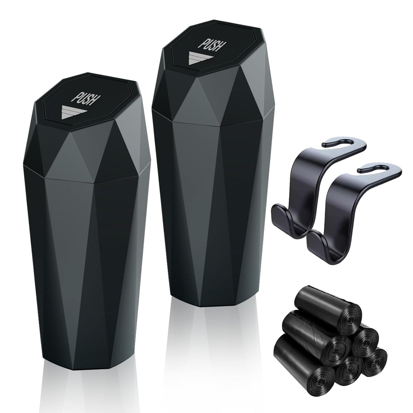 Leakproof Mini Car Trash Can Set - Keep Your Car Clean!