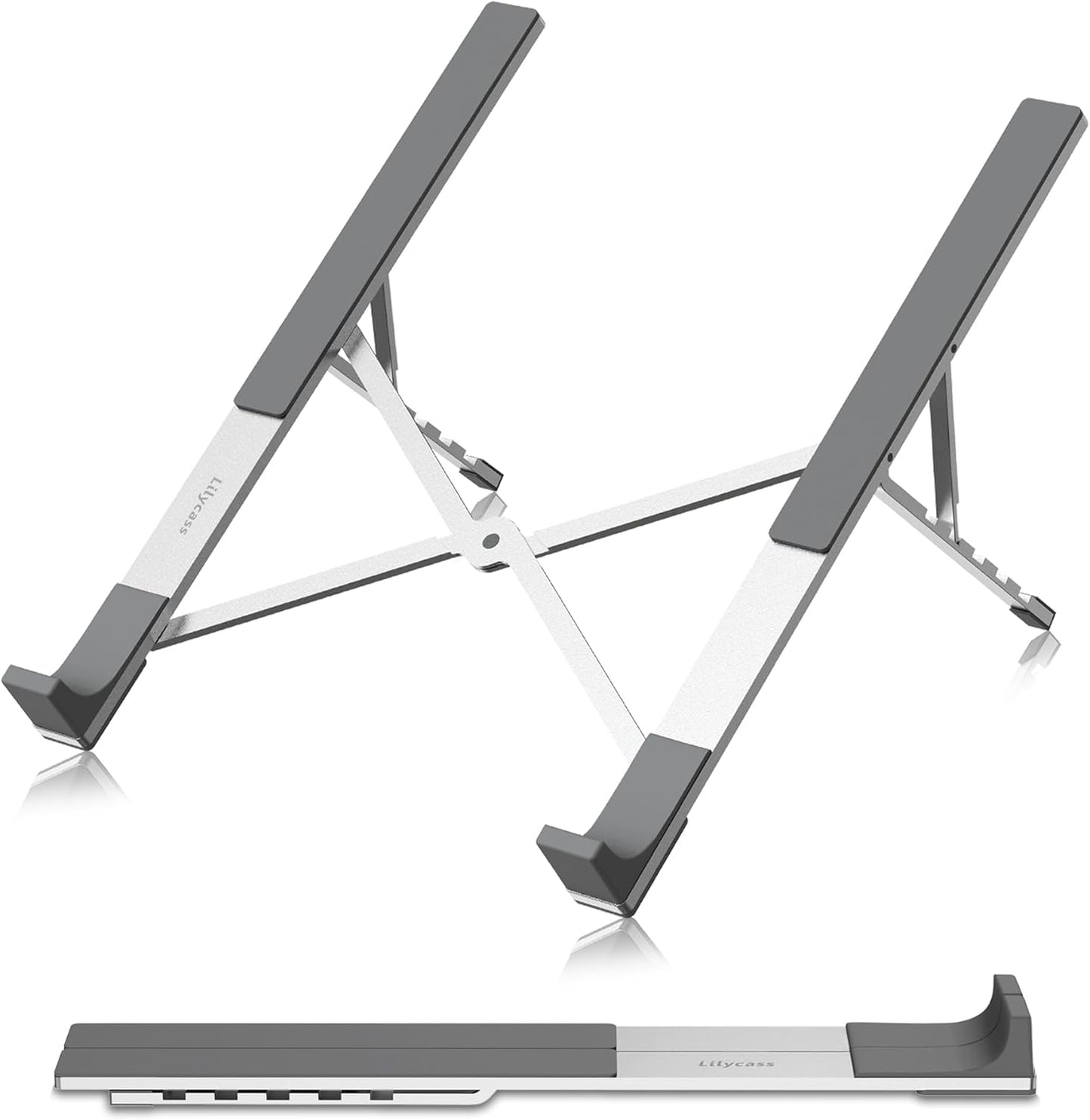 Foldable Laptop Stand with 5 Angles - Lightweight & Adjustable
