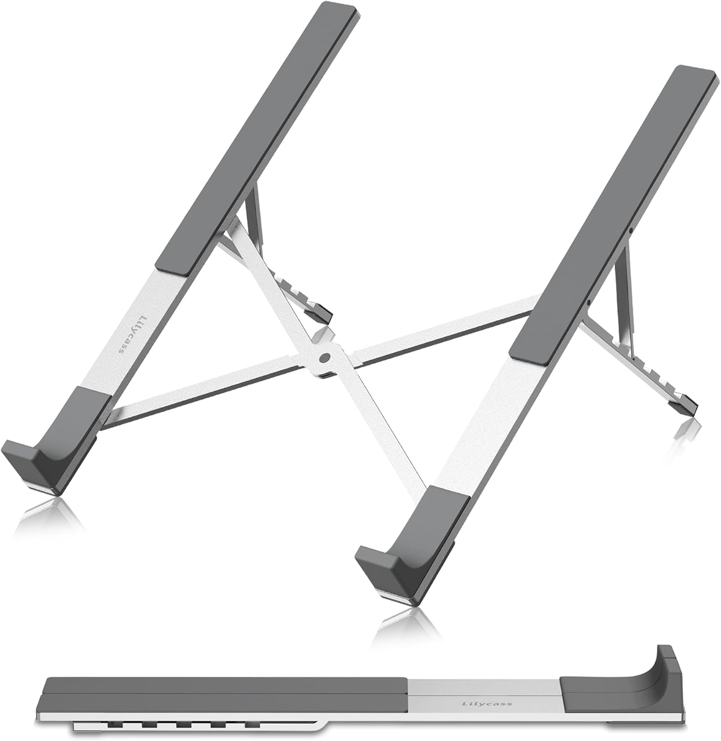 Foldable Laptop Stand with 5 Angles - Lightweight & Adjustable