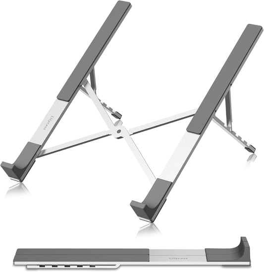 Foldable Laptop Stand with 5 Angles - Lightweight & Adjustable