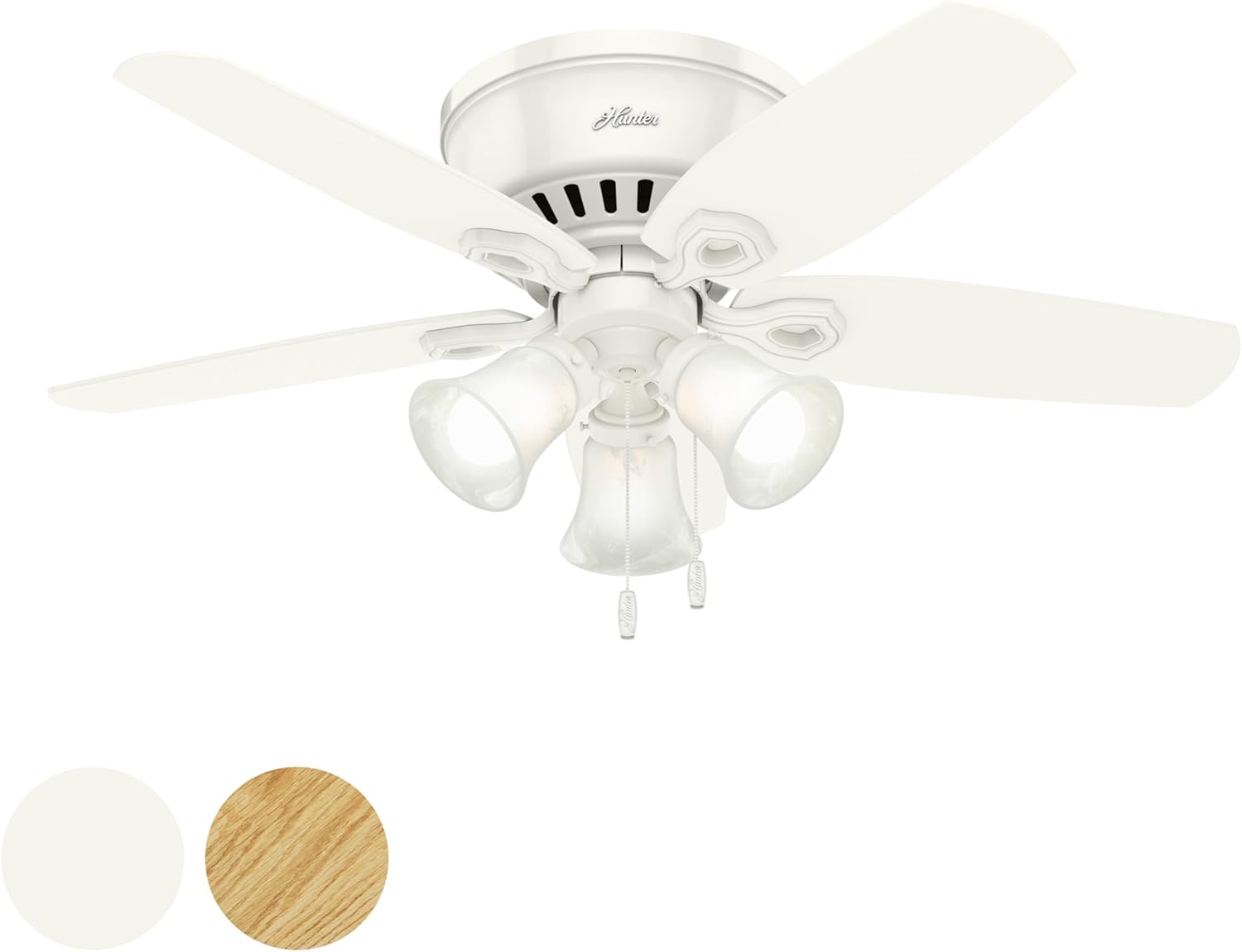 Hunter Fan 42 inch Low Profile Ceiling Fan with LED Light Kit