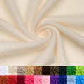 Ivory Solid Fleece Fabric 10 Yard Bolt - Soft Medium Weight Bolt