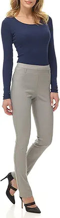 Rekucci Women's Comfort Stretch Slim Pant for Effortless Style