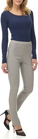Rekucci Women's Comfort Stretch Slim Pant for Effortless Style