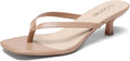 Women's Kitten Heel Thong Sandals - 1.77in Comfortable Heels