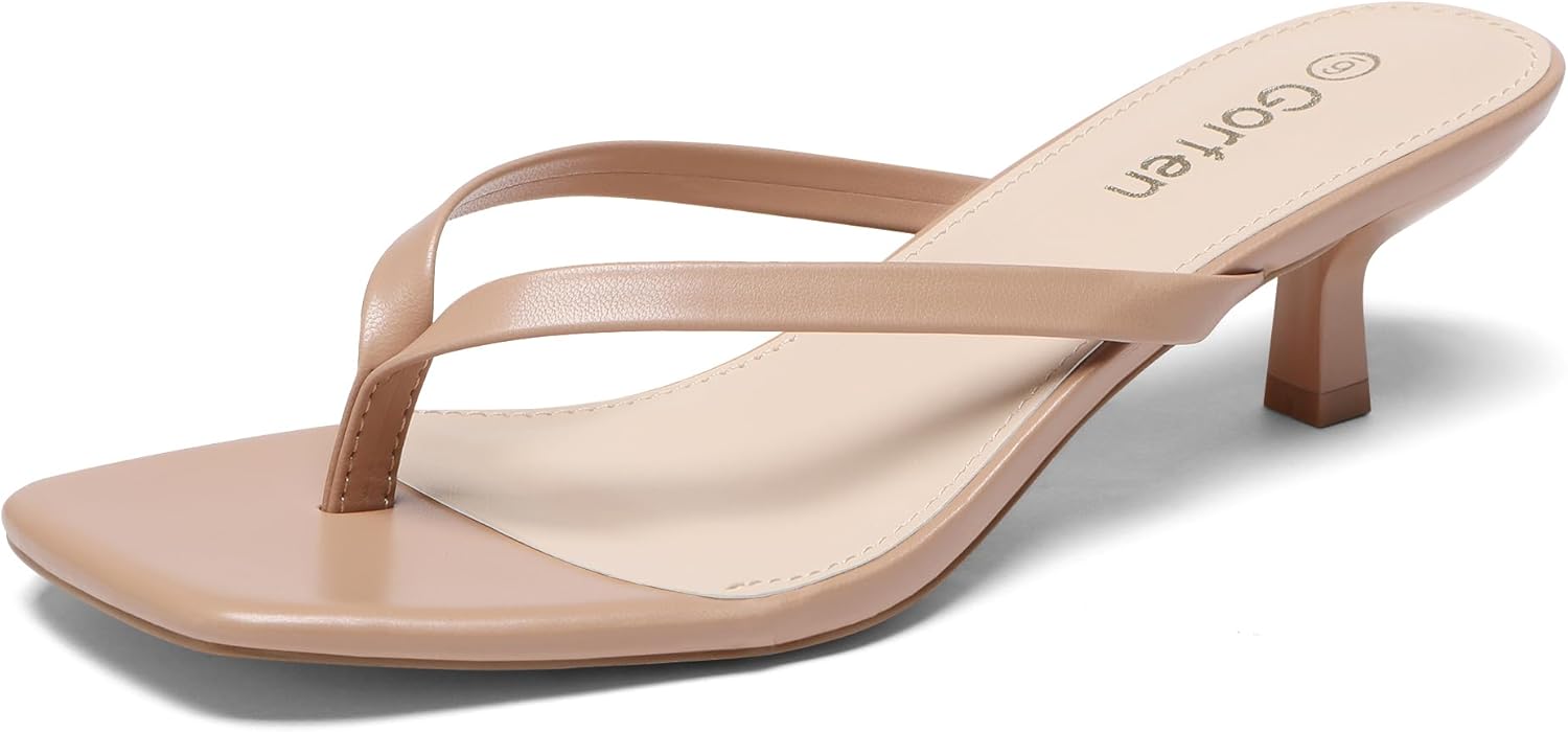 Elegant Women's Kitten Heel Sandals for Stylish Comfort