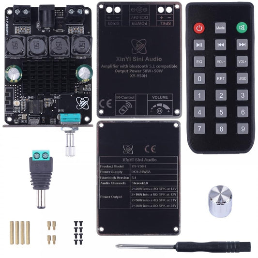 MiOYOOW 50W+50W HIFI Stereo Bluetooth Amp