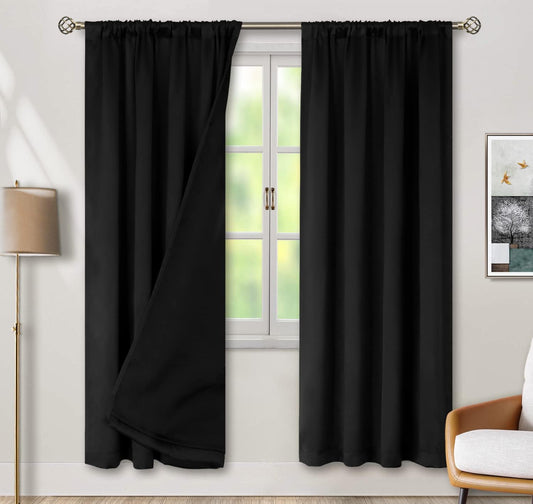 BGment Thermal Insulated Blackout Curtains for Bedroom 42x84