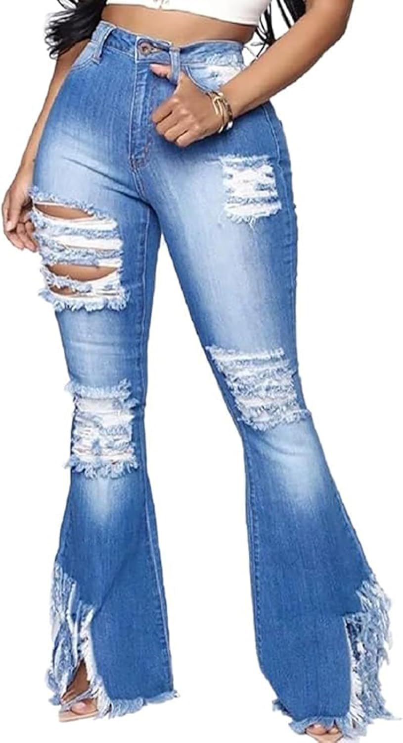 Bell Bottom Jeans for Women - Vintage 70s High Waisted Style
