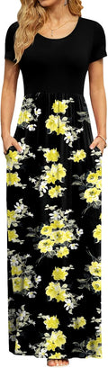 DB MOON Womens 2025 Summer Maxi Dress - Comfortable Empire Waist Fit