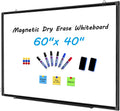 60x40 in Magnetic White Board for Wall - Large Dry Erase Board