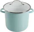 Thayer 8-Quart Enamel on Steel Stock Pot - Large Capacity