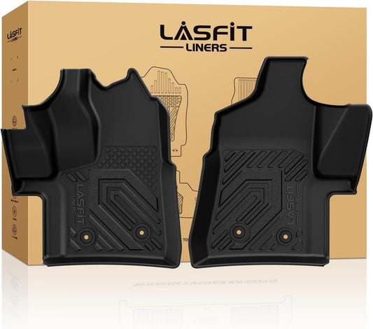 LASFIT Front Floor Mats for 2022-2026 Ford Transit 150/250/350