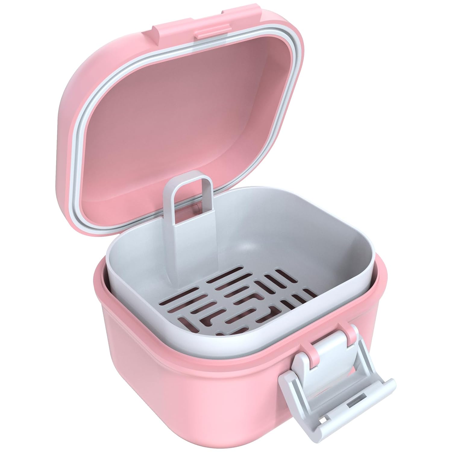 Leak Proof Denture Bath Cup for Soaking Dentures and Braces