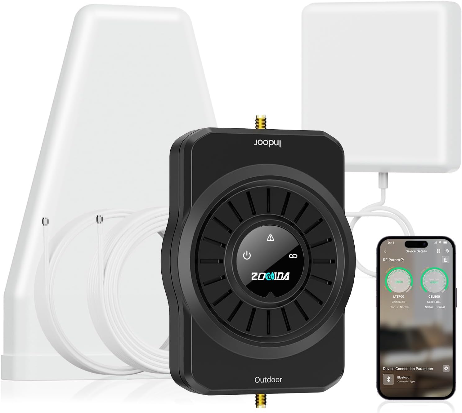 Cell Phone Signal Booster for Home Up to 4000 sq ft Coverage