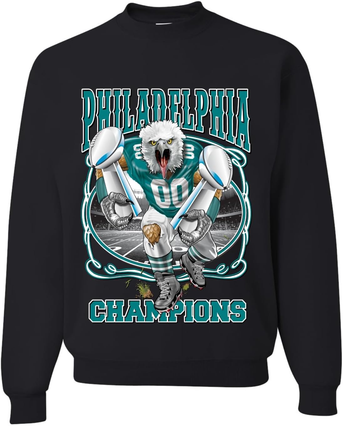 Wild Bobby PHI Fantasy Football Crewneck Sweatshirt