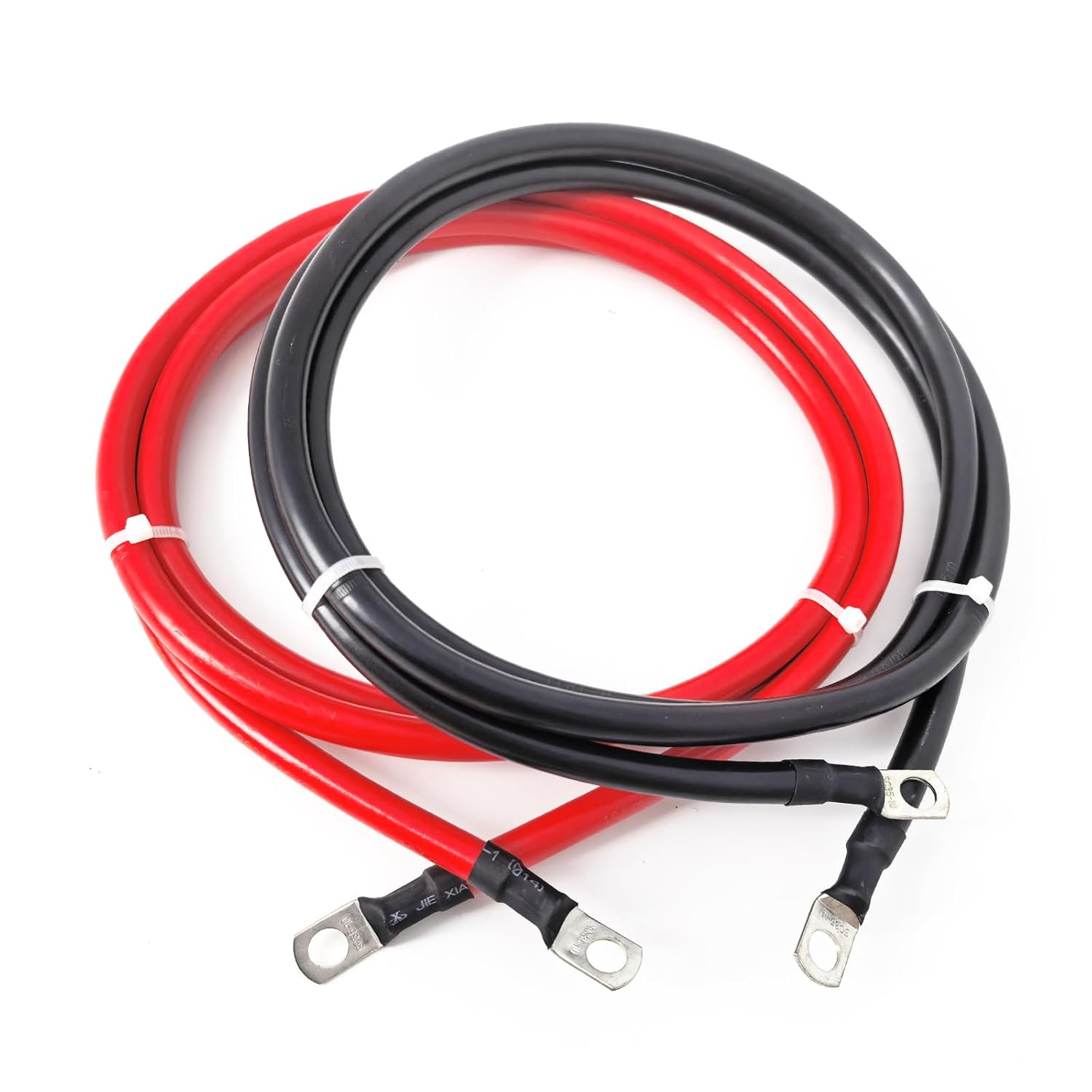 2 AWG Battery Cable Set for Automotive Solar Marine Use
