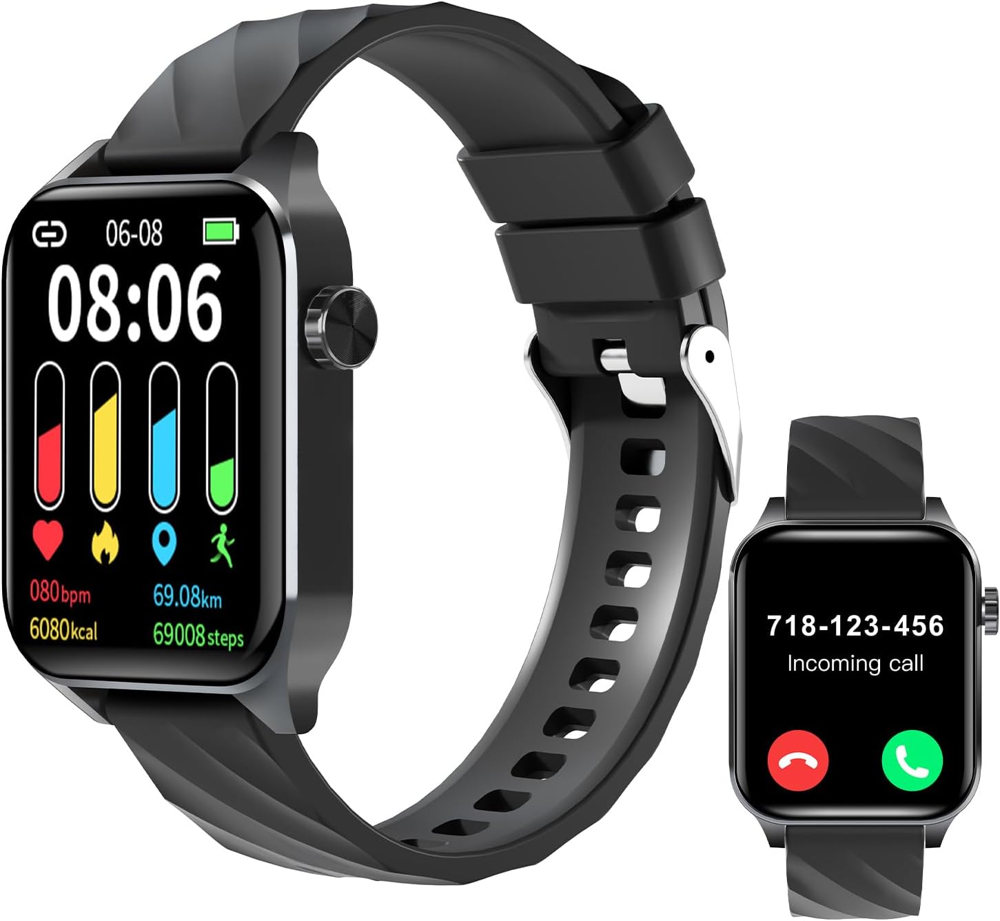 Smart Watch: Answer Calls, 24/7 Health Monitor, 100+ Sport Modes