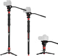 IFOOTAGE Cobra 3 Strike Monopod A150S-III with K5S Fluid Head - Fast