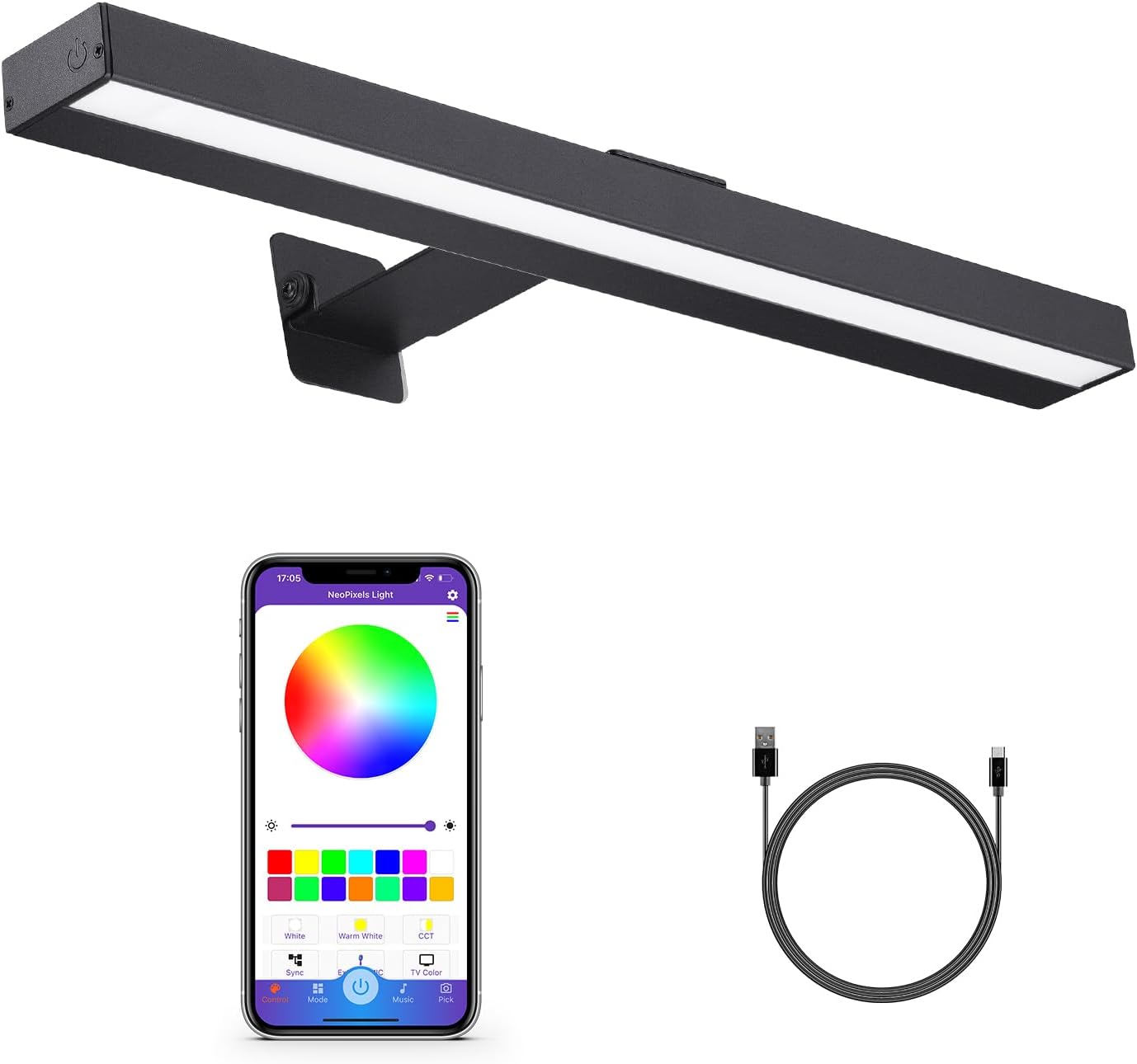 Wireless Picture Light with APP Control for Artwork Display